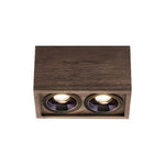 Walnut Multi-Head LED Recessed Downlights for Modern Interiors