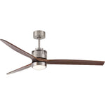 Aurelia LED Ceiling Fan with Light — Contemporary Wood-Blade Design
