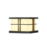 Modern Pillar Light Outdoor Stainless Steel Marble Courtyard Lamp