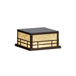 Modern Outdoor Pillar Lamp for Courtyard and Fence Lighting