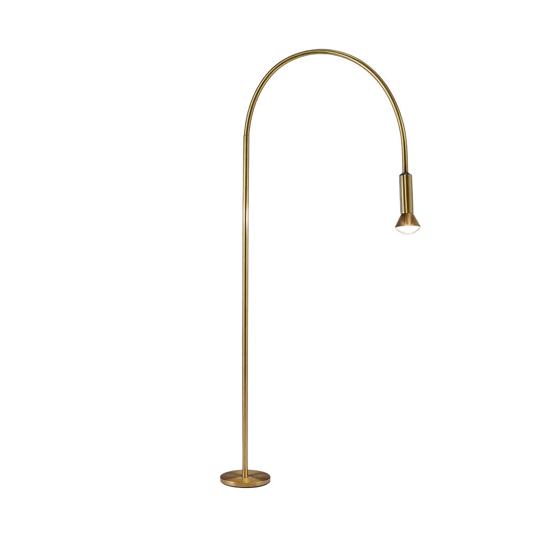 Modern LED Garden Path Lights in Gold Aluminum for Outdoor Landscapes