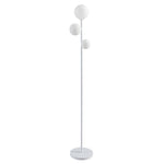 Aurelia Triple Globe Floor Lamp – Modern Sculptural Standing Light in Gold, Black, or White