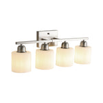 Modern Minimalist Vanity Light for Bathroom Mirror with Glass Shades