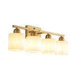 Modern Minimalist Vanity Light for Bathroom Mirror with Glass Shades