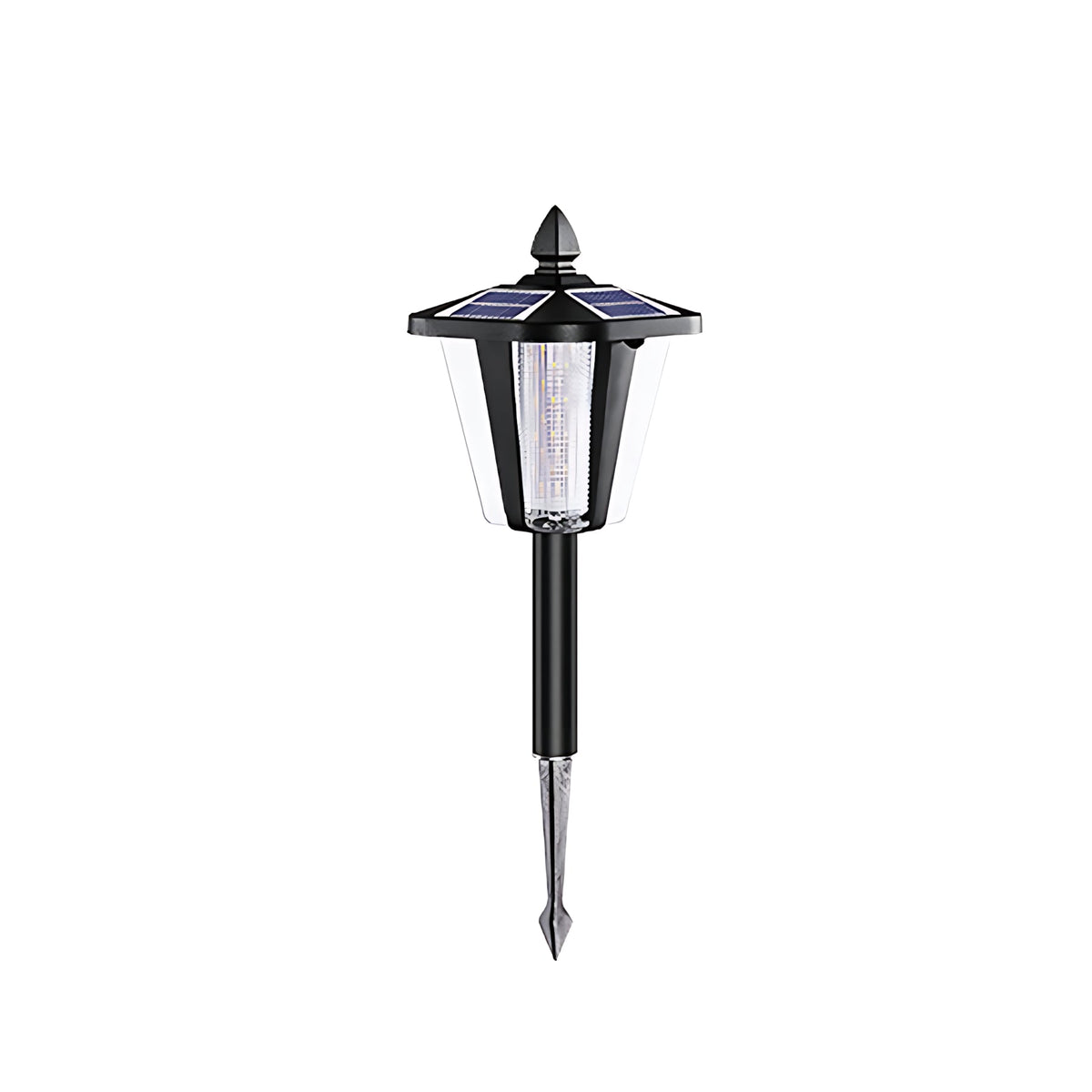 Solar-Powered LED Lawn Stakes for Outdoor Landscape Lighting