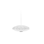 French Silk LED Pendant Light with Adjustable Cord for Modern Interiors