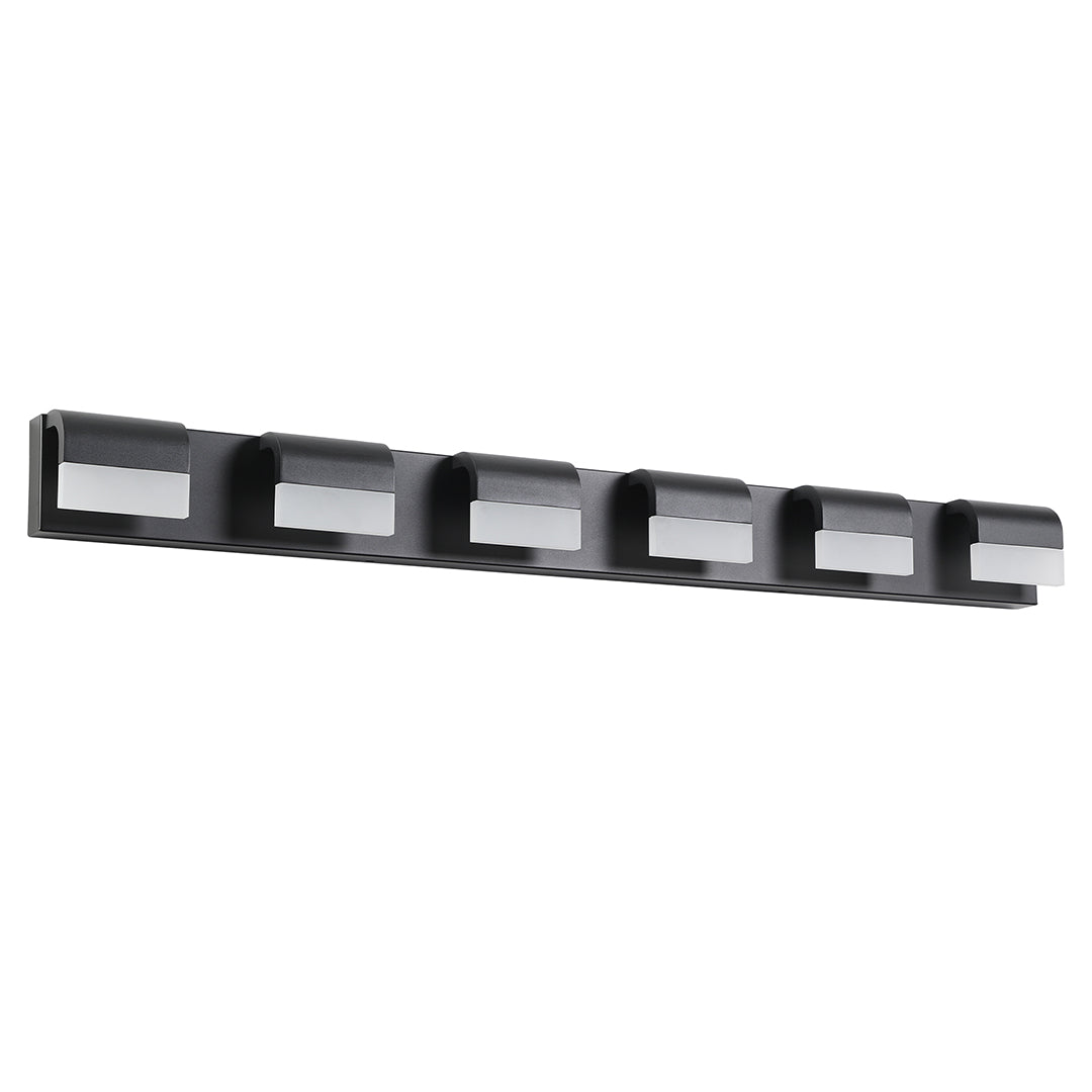 Modern Black Vanity Light for Bathroom Makeup Mirror – LED Wall Sconce