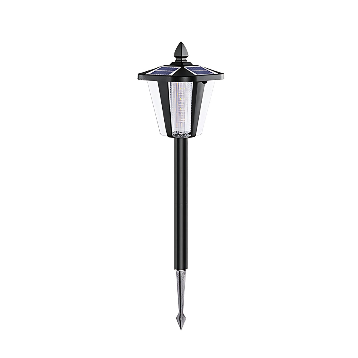 Solar-Powered LED Lawn Stakes for Outdoor Landscape Lighting