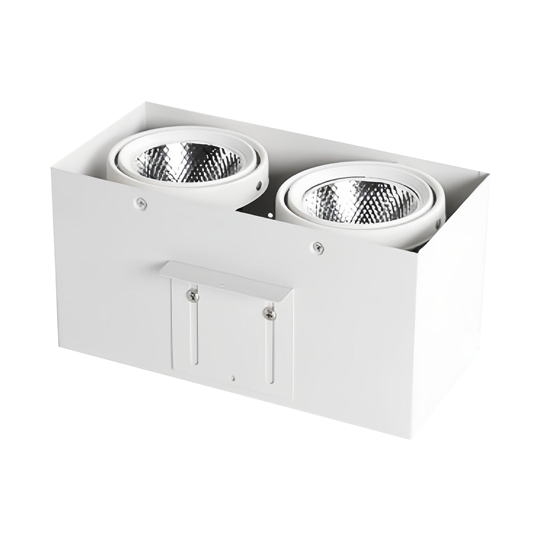 Modern Square Recessed Ceiling Lights with Adjustable Gimbal, 4-Pack LED Downlights