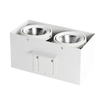 Modern Square Recessed Ceiling Lights with Adjustable Gimbal, 4-Pack LED Downlights