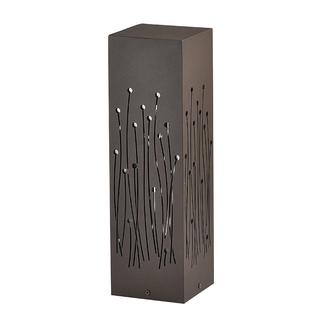 Modern Aluminum Pathway Bollard Light with Warm LED Glow