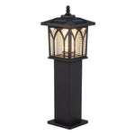 Solar Bollard Light with Mosquito Repellent, Modern Outdoor Pathway Lamp