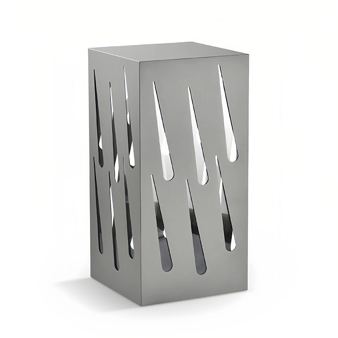 Modern Perforated Bollard Light for Outdoor Landscape Illumination