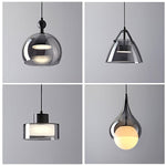 Quartet Of Light Glass Pendant Series