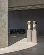 Quava Jade Table Lamp – Natural Stone Sculptural Lighting for Modern Interiors