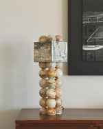 Quava Jade Table Lamp – Natural Stone Sculptural Lighting for Modern Interiors