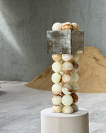 Quava Jade Table Lamp – Natural Stone Sculptural Lighting for Modern Interiors