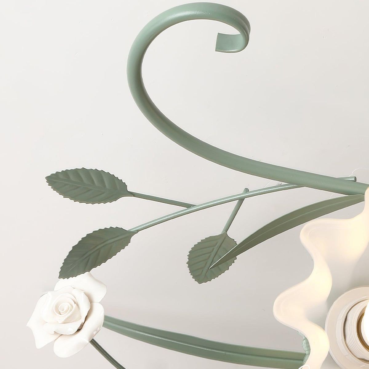 Quercia Floral Glass Ceiling Light – Modern Designer Flush Mount