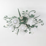 Quercia Floral Glass Ceiling Light – Modern Designer Flush Mount