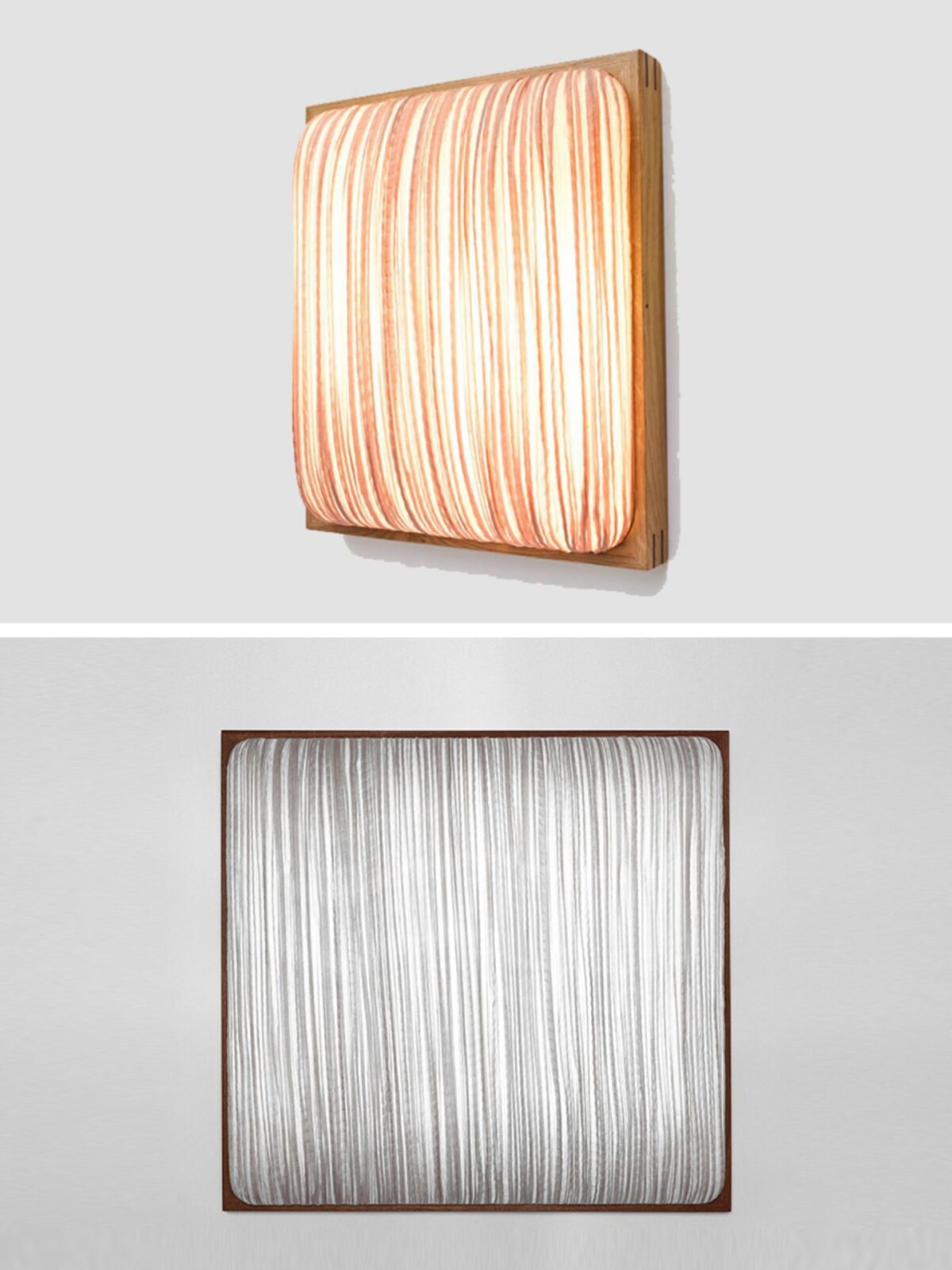 Raffia Textile Wall Light
