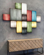 Raffia Textile Wall Light