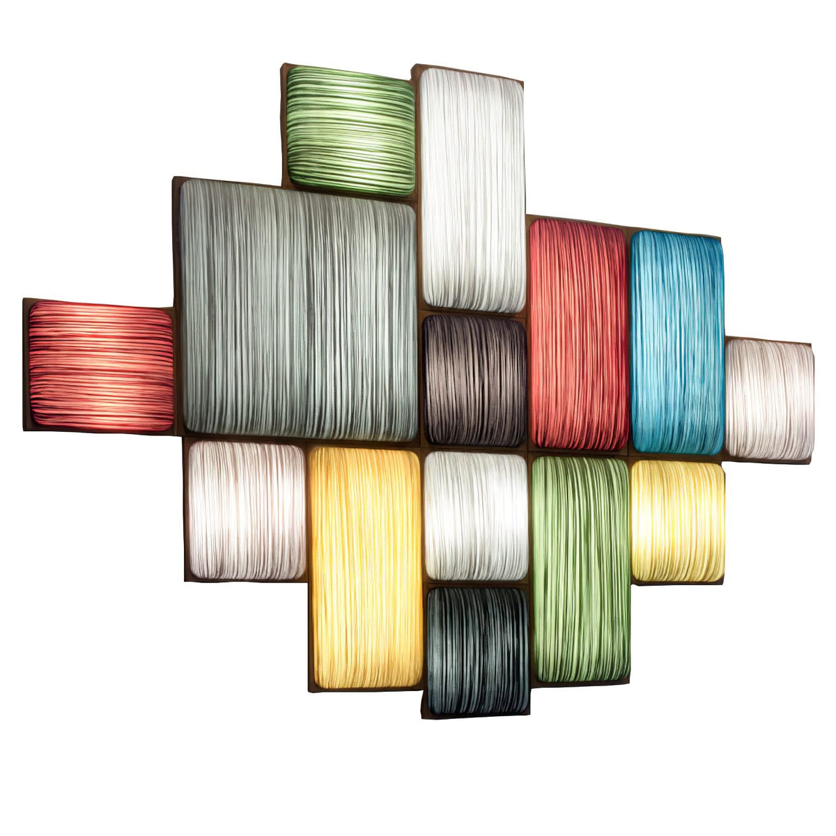 Raffia Textile Wall Light