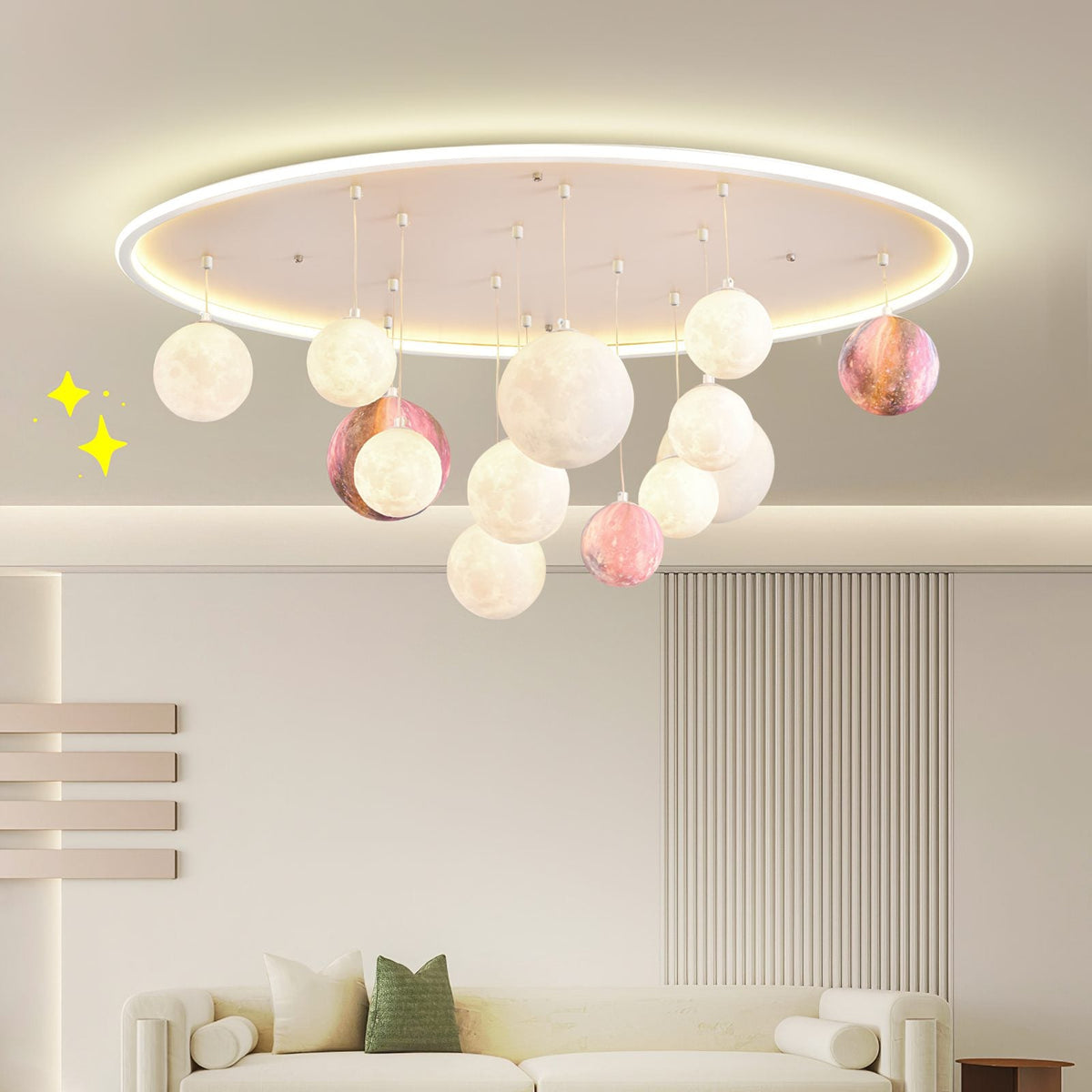 Rainbow Planet Ceiling Light