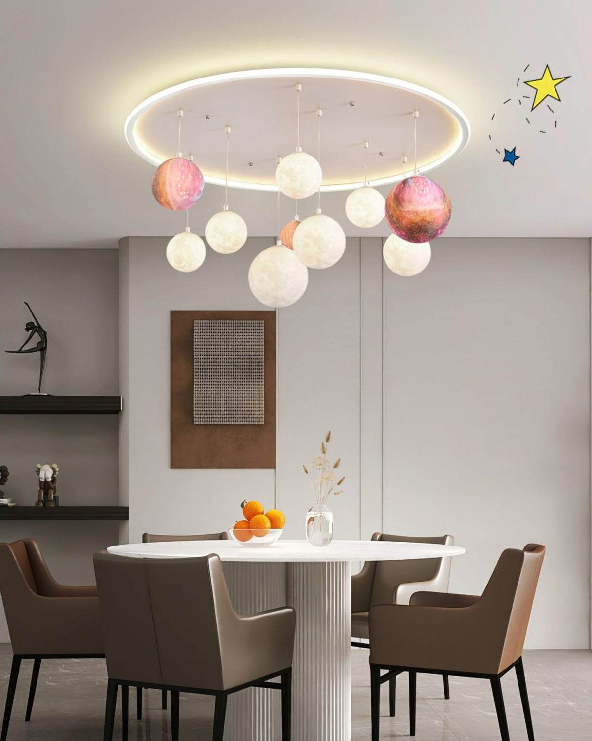 Rainbow Planet Ceiling Light