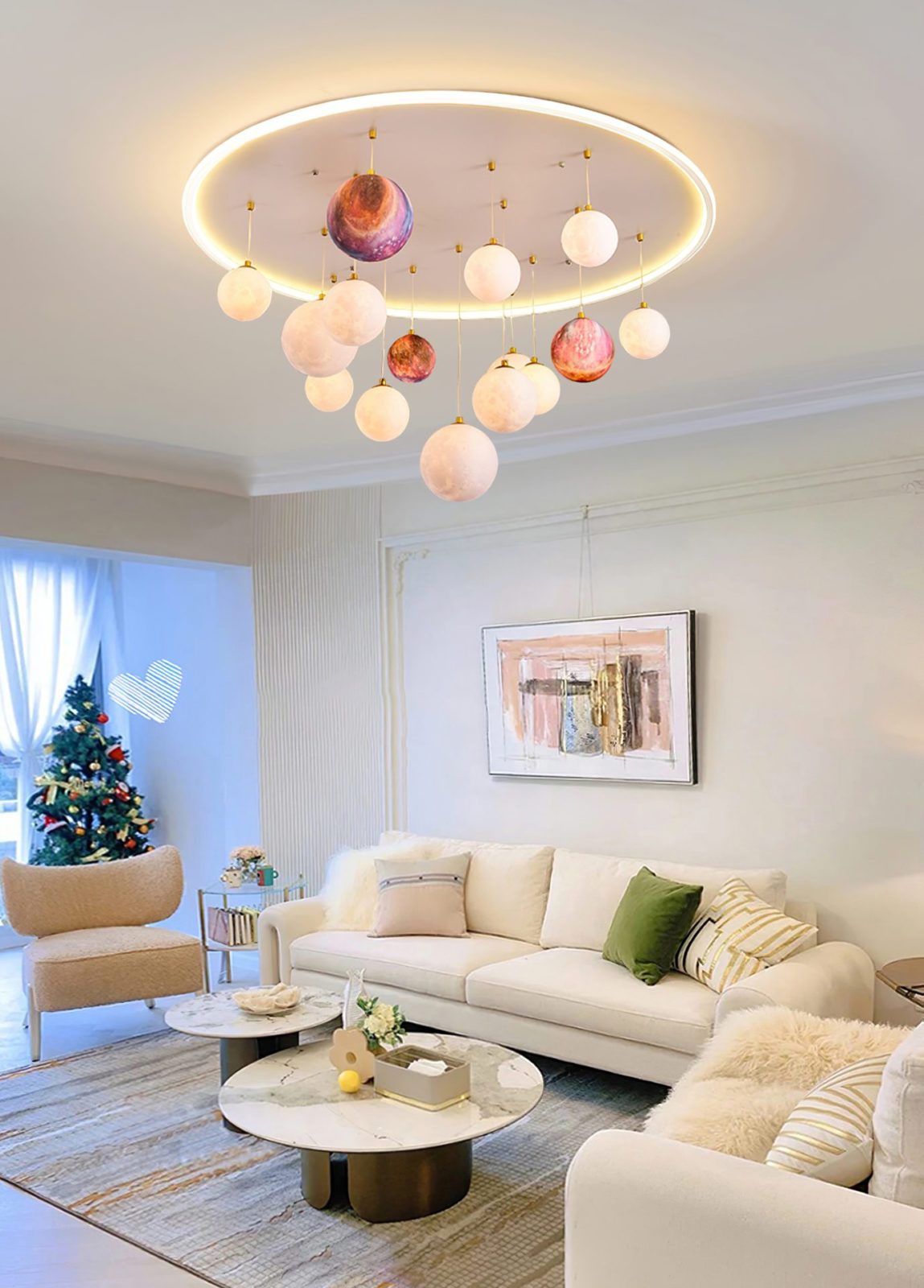 Rainbow Planet Ceiling Light