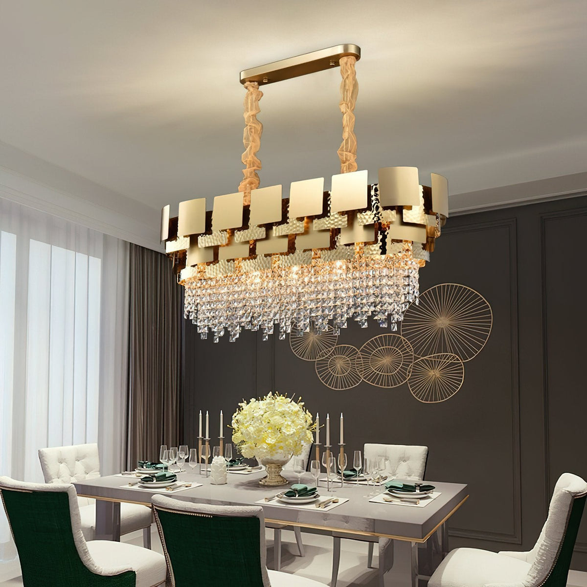 Raindrop Crystal Chandelier