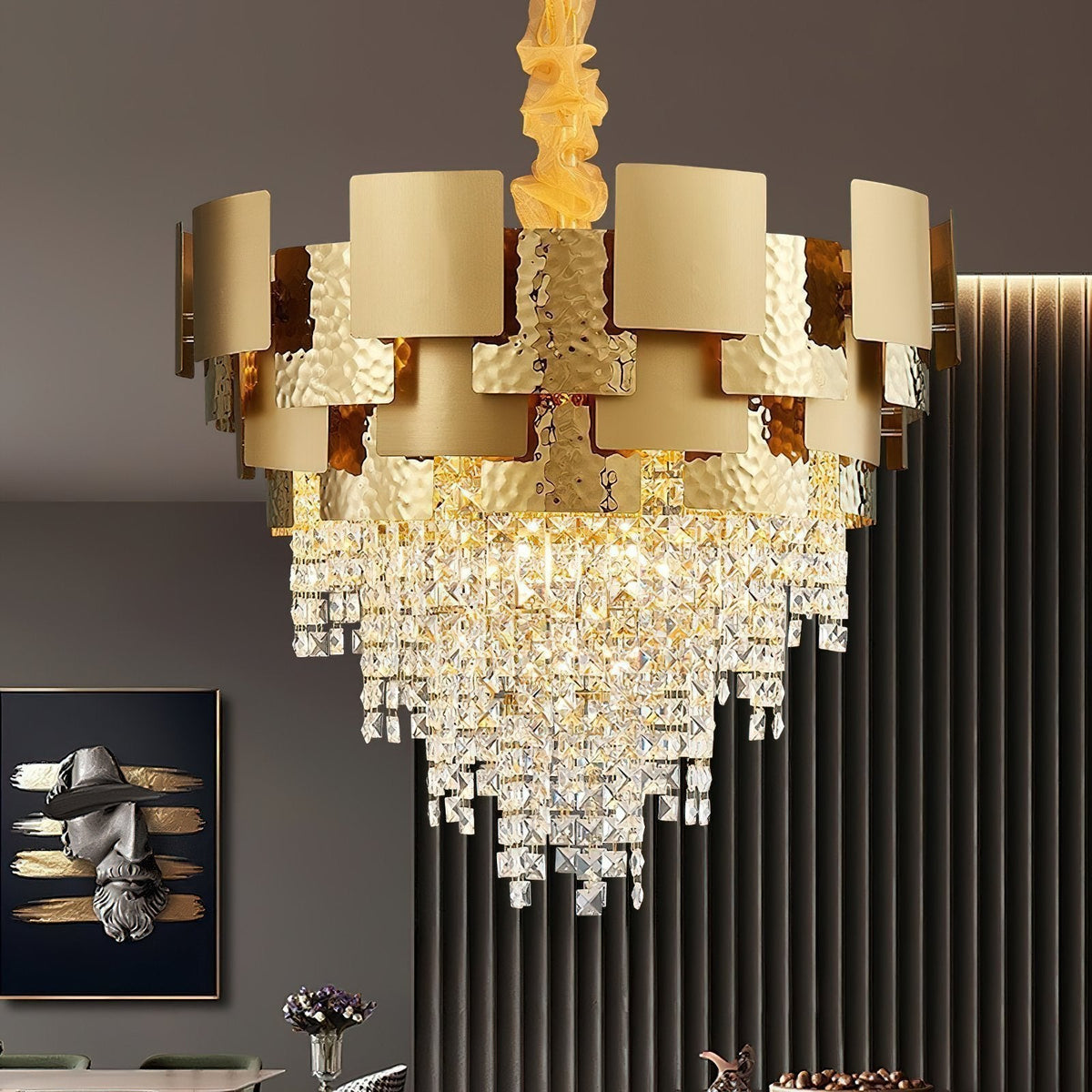 Raindrop Crystal Chandelier