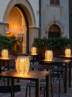 Lantern Built In Battery Table Lamp