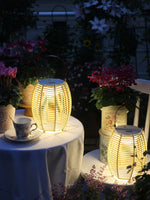 Lantern Built In Battery Table Lamp
