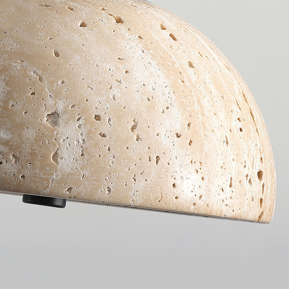 Vireo Travertine Pendant Light – Sculptural Stone LED Hanging Lamp for Modern Interiors
