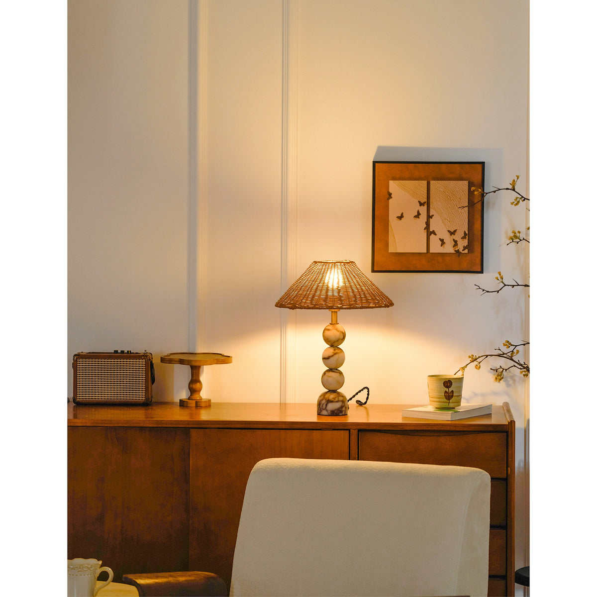 rattan-marble-table-lamp