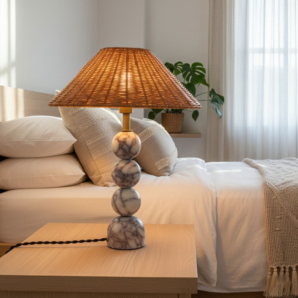 rattan-marble-table-lamp