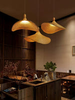 Bamboo Weave Hat Pendant Light