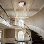 Raw Crystal Chandelier | Customizable Designer Pendant Light