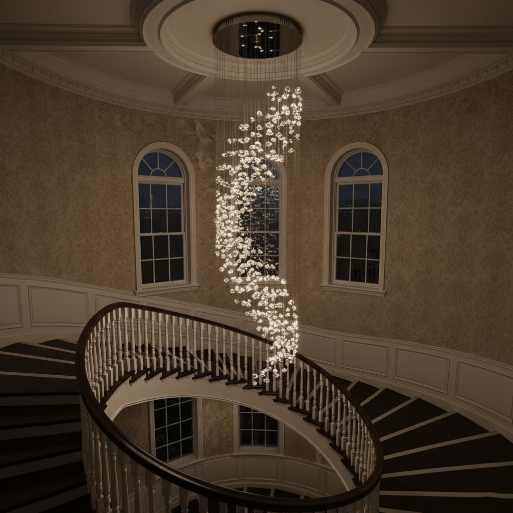 Raw Crystal Chandelier | Customizable Designer Pendant Light
