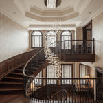 Raw Crystal Chandelier | Customizable Designer Pendant Light