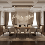 Raw Crystal Chandelier | Customizable Designer Pendant Light