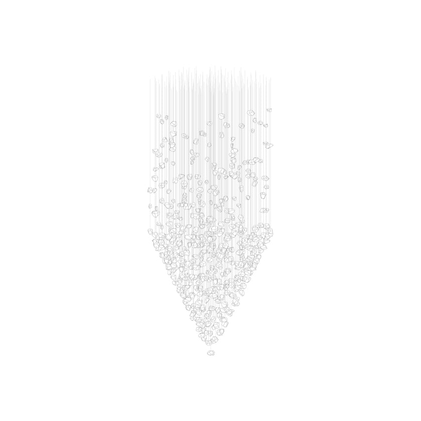 Raw Crystal Chandelier | Customizable Designer Pendant Light
