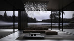 Raw Crystal Chandelier | Customizable Designer Pendant Light