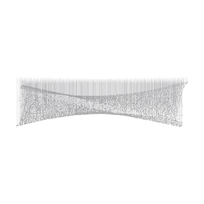 Raw Crystal Chandelier | Customizable Designer Pendant Light