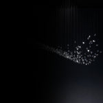 Raw Crystal Chandelier | Customizable Designer Pendant Light