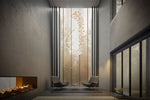Raw Crystal Chandelier | Customizable Designer Pendant Light