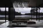 Raw Crystal Chandelier | Customizable Designer Pendant Light