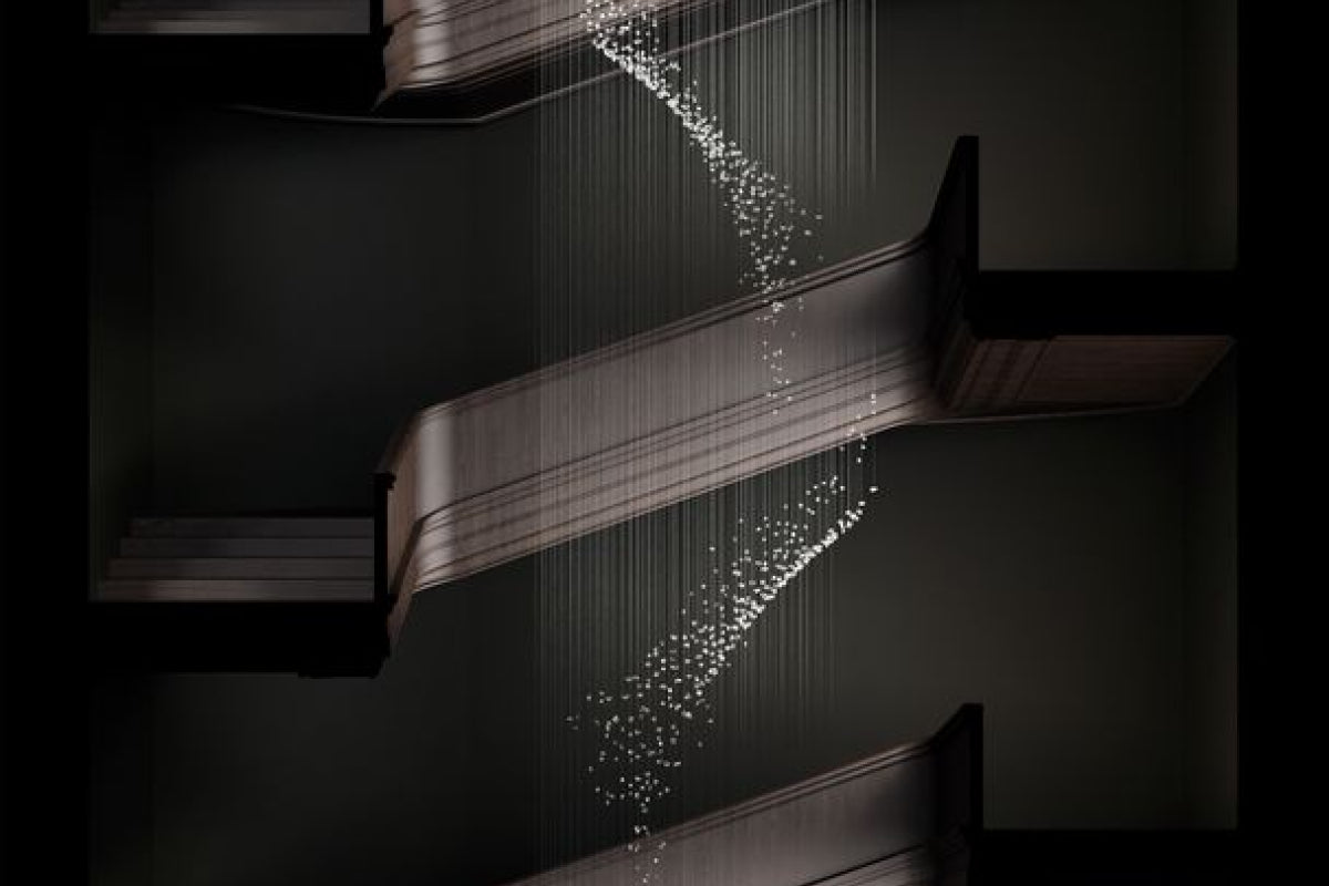 Raw Crystal Chandelier | Customizable Designer Pendant Light