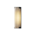 Luma Rectangular Solar Outdoor Wall Light in Black