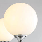 Regal Orb Modern Glass Chandelier for Dining Room and Living Room